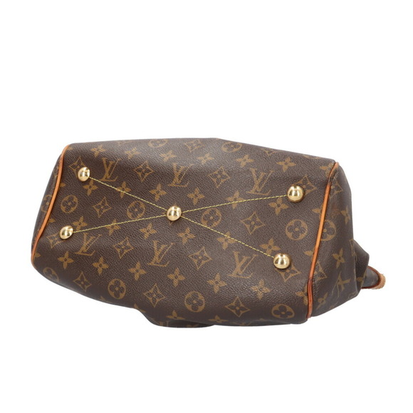 Louis Vuitton Tivoli PM Monogram Handbag Canvas M40143 Brown Women's LOUIS VU... - Picture 5 of 12